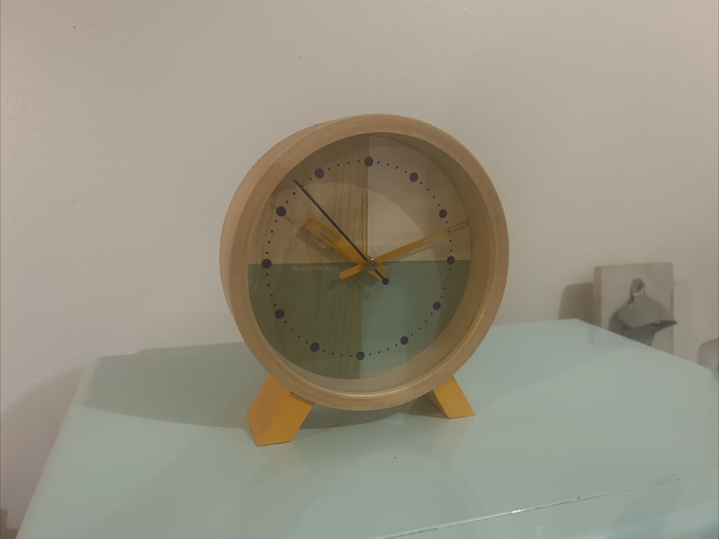 Cloudnola Pebble Table Clock