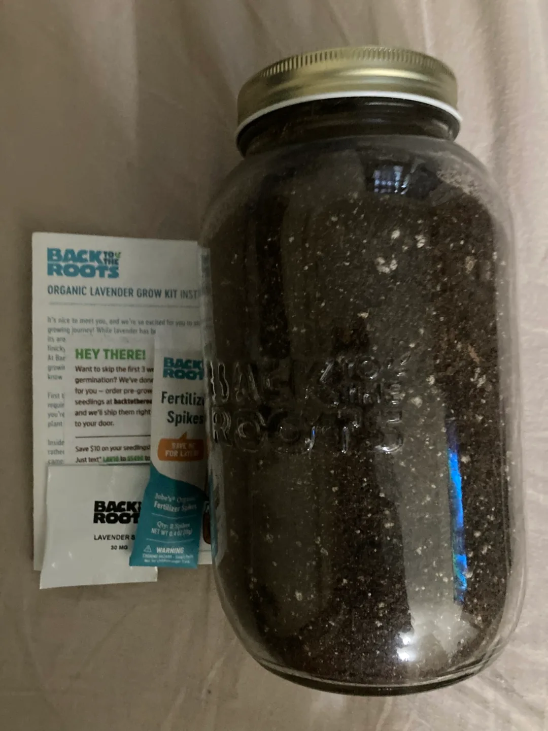 Back to the Roots Organic Lavender Grow Kit thumbnail