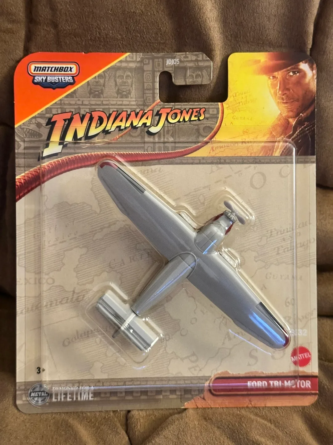 Matchbox Indiana Jones Ford Tri-Motor Diecast Plane thumbnail