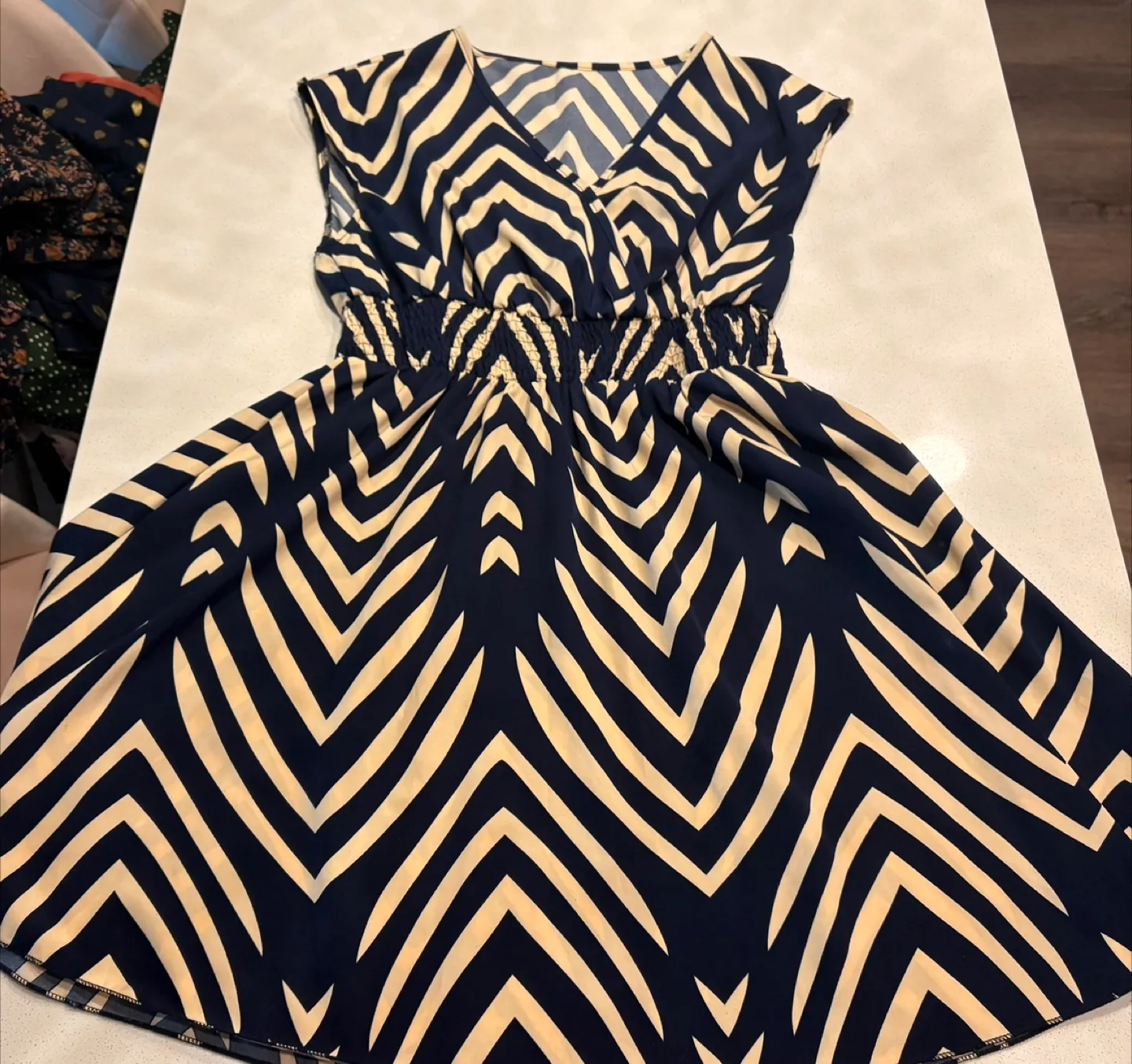 SHEIN Striped Sleeveless Dress thumbnail