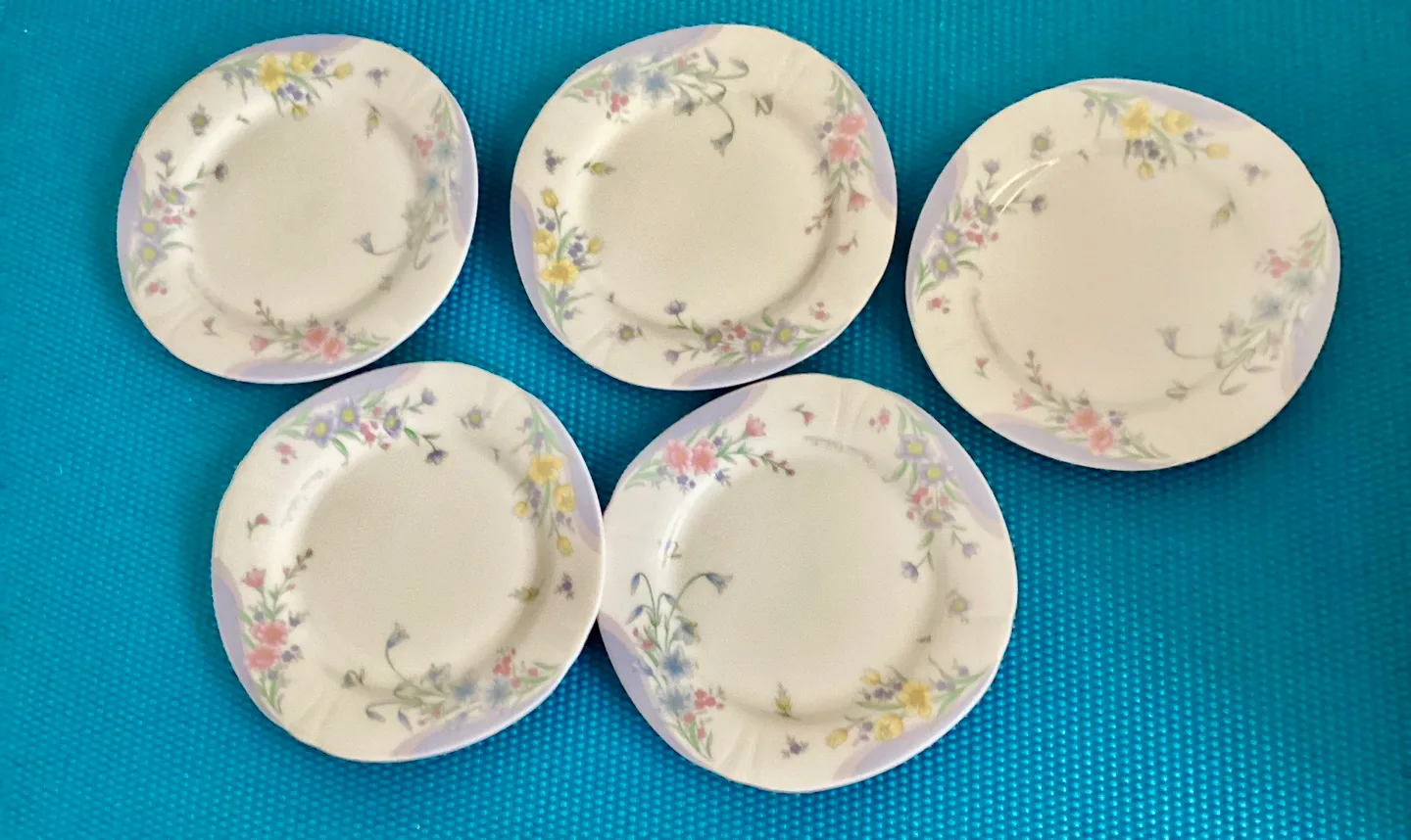 Made in Japan Mario Valentino Floral Dessert Plates (Set of 5) thumbnail