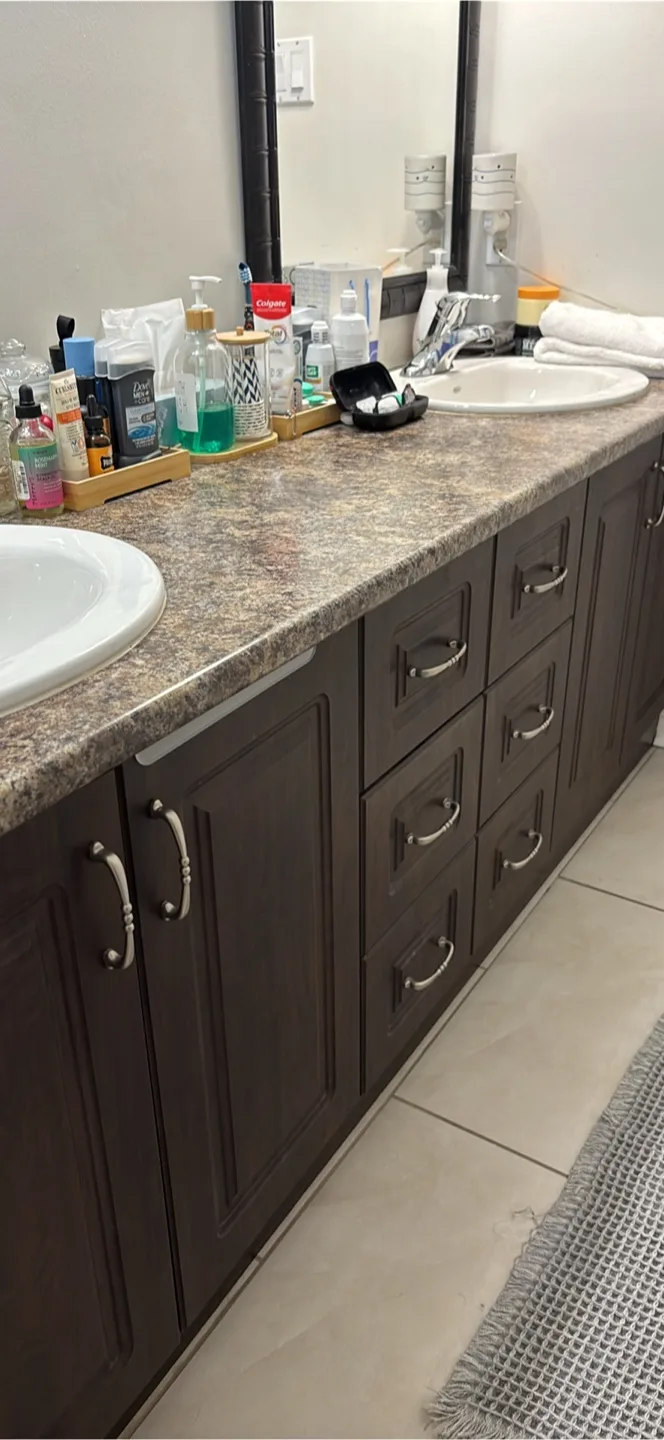 Bathroom Vanity - Brown thumbnail
