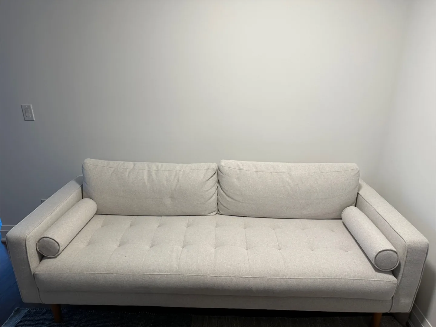 Beige Sofa with Pillows image indicator(2)