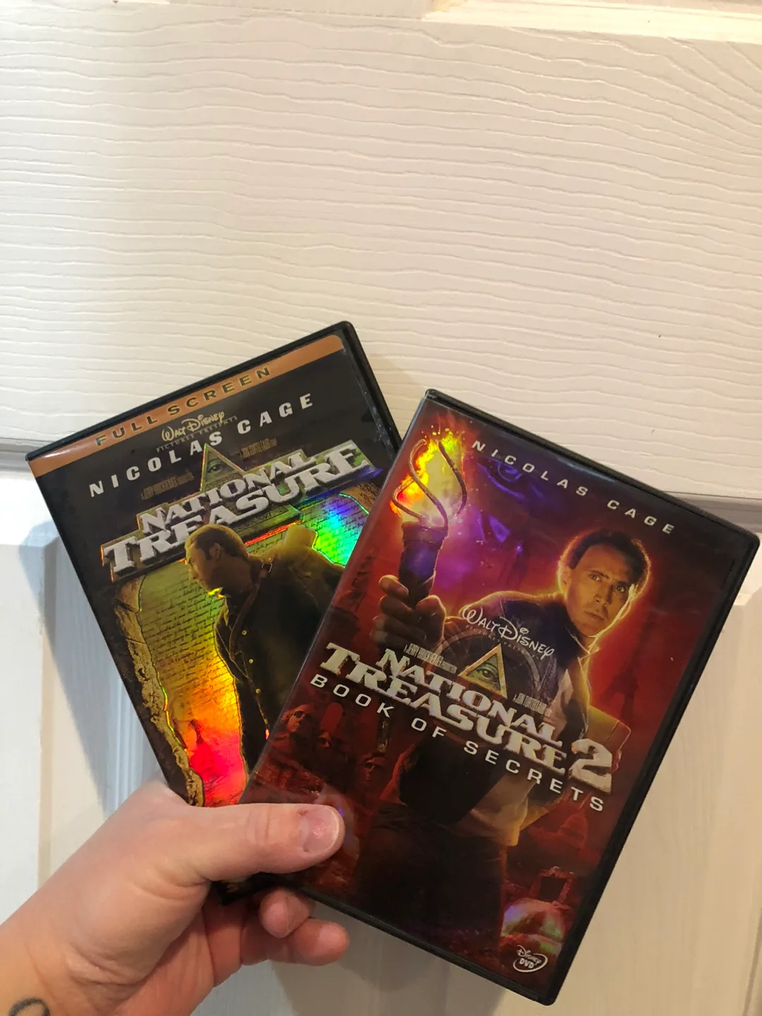 National Treasure 1 & 2 DVDs thumbnail