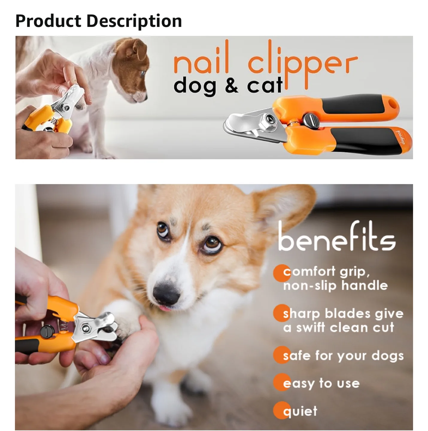 Dogrook Pet Nail Clipper with Hidden Nail File image indicator(5)