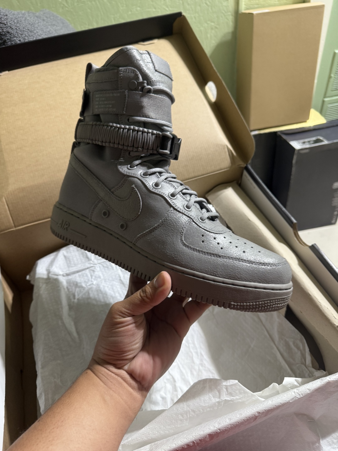 Nike SF AF1 QS High Top Boots - Size 12 - photo 2