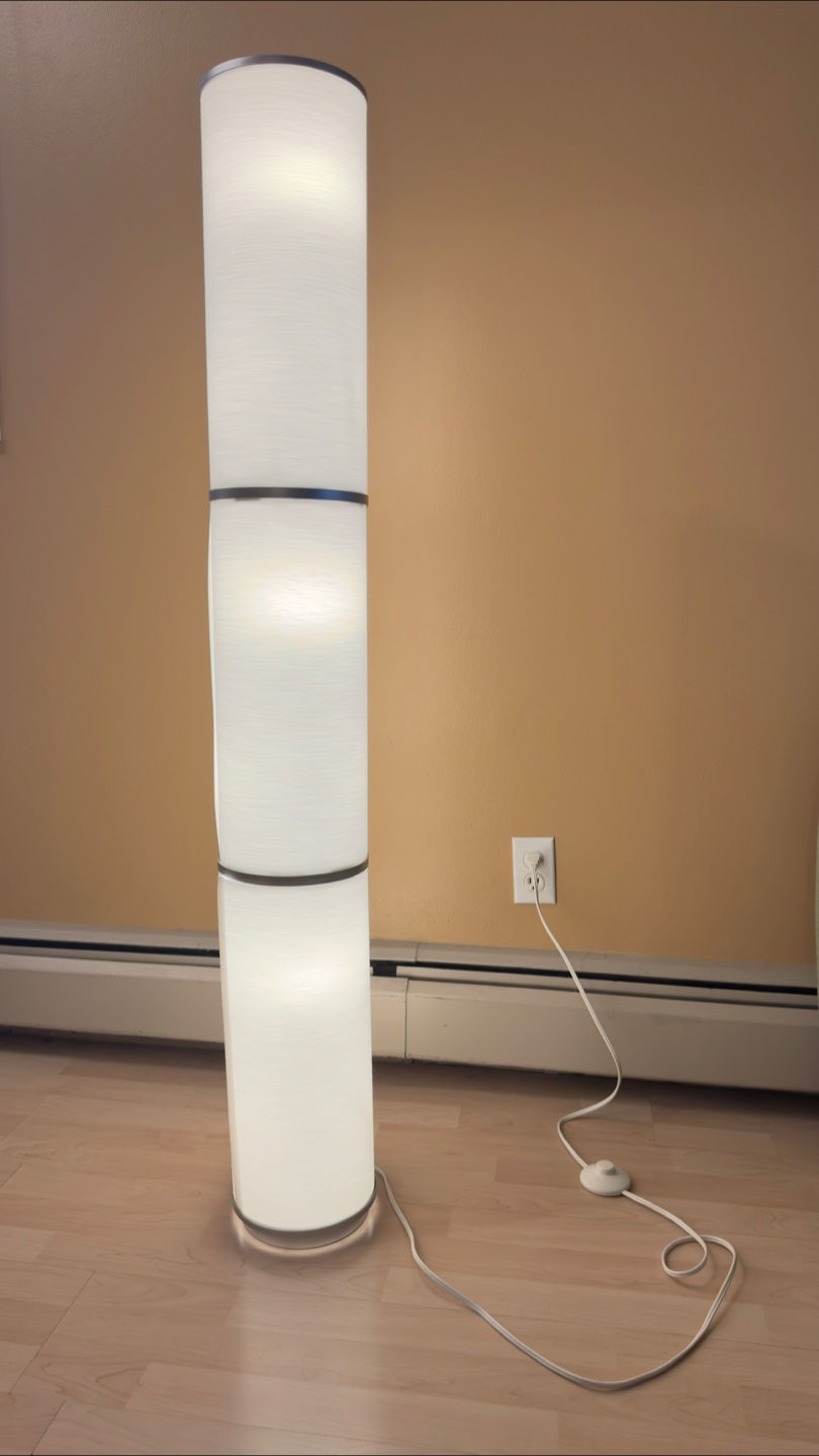 ILEA vidja floor lamp with all lightbulbs included