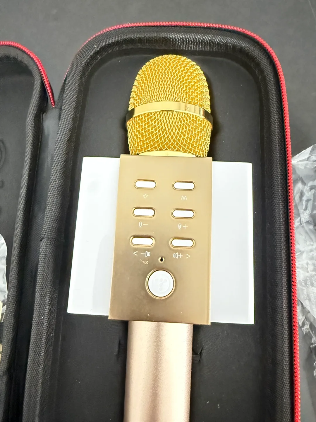 Tosing 008 Wireless Karaoke Microphone - Gold thumbnail