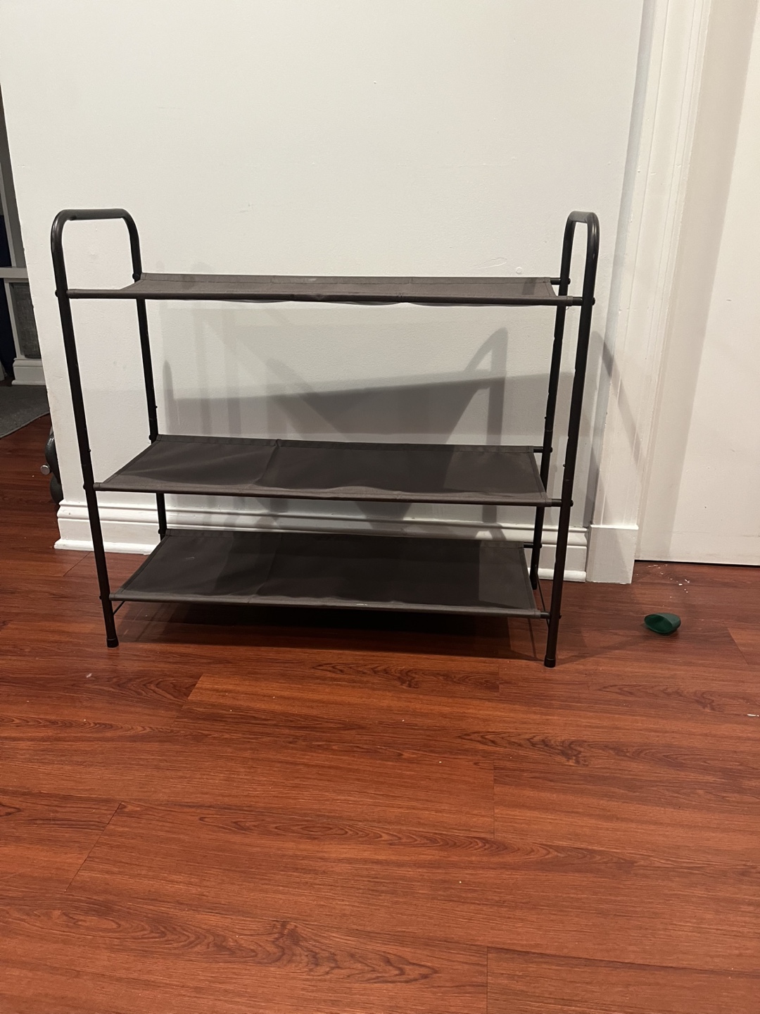 3-Tier Shoe Rack - Black - photo 2