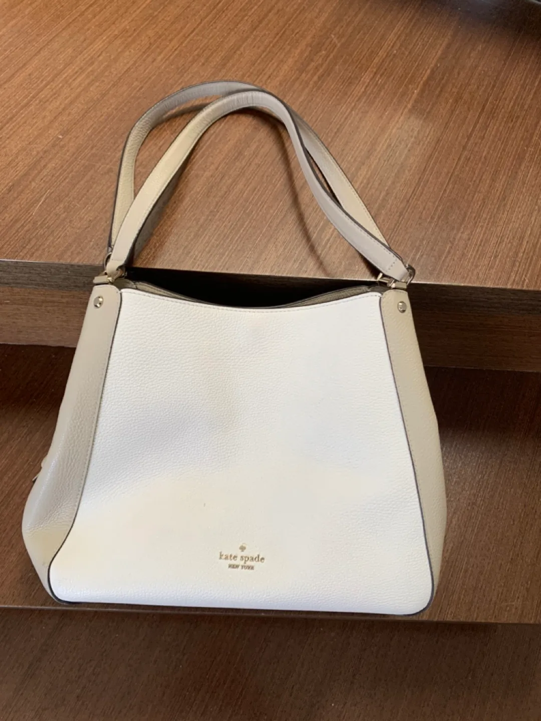 Kate Spade Ivory/Beige Tote Bag thumbnail
