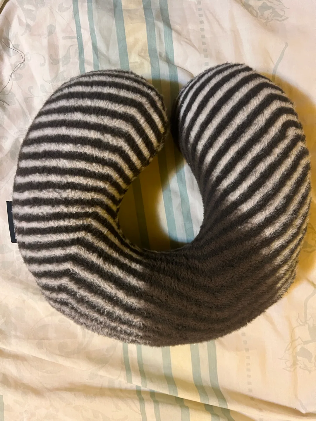 Striped Travel Neck Pillow thumbnail