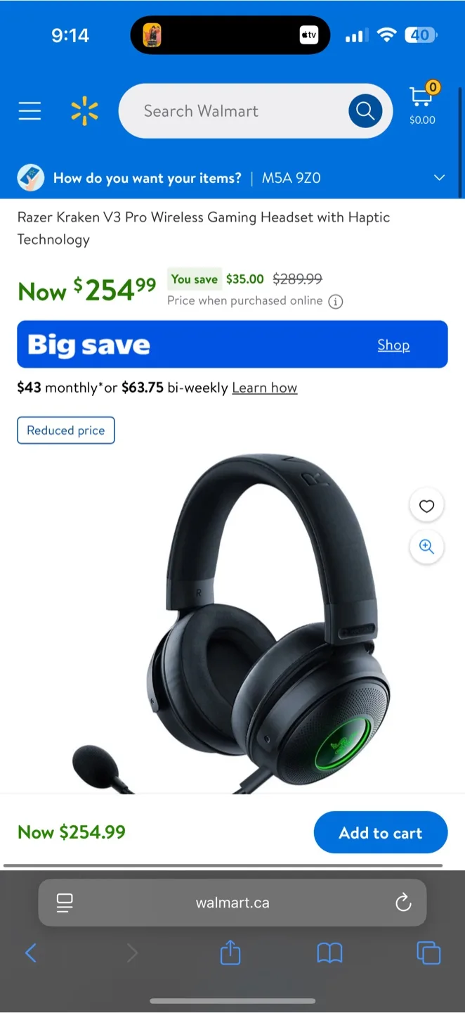Razer Kraken V3 Pro Wireless Gaming Headset thumbnail