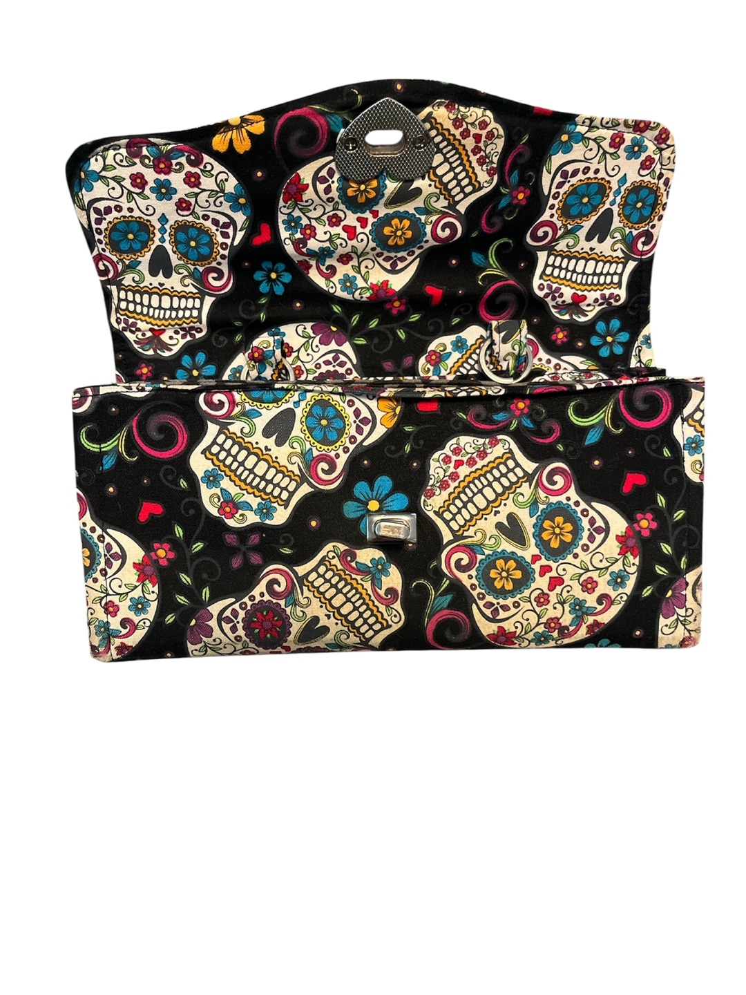 Skull Print Flap Wallet - photo 2