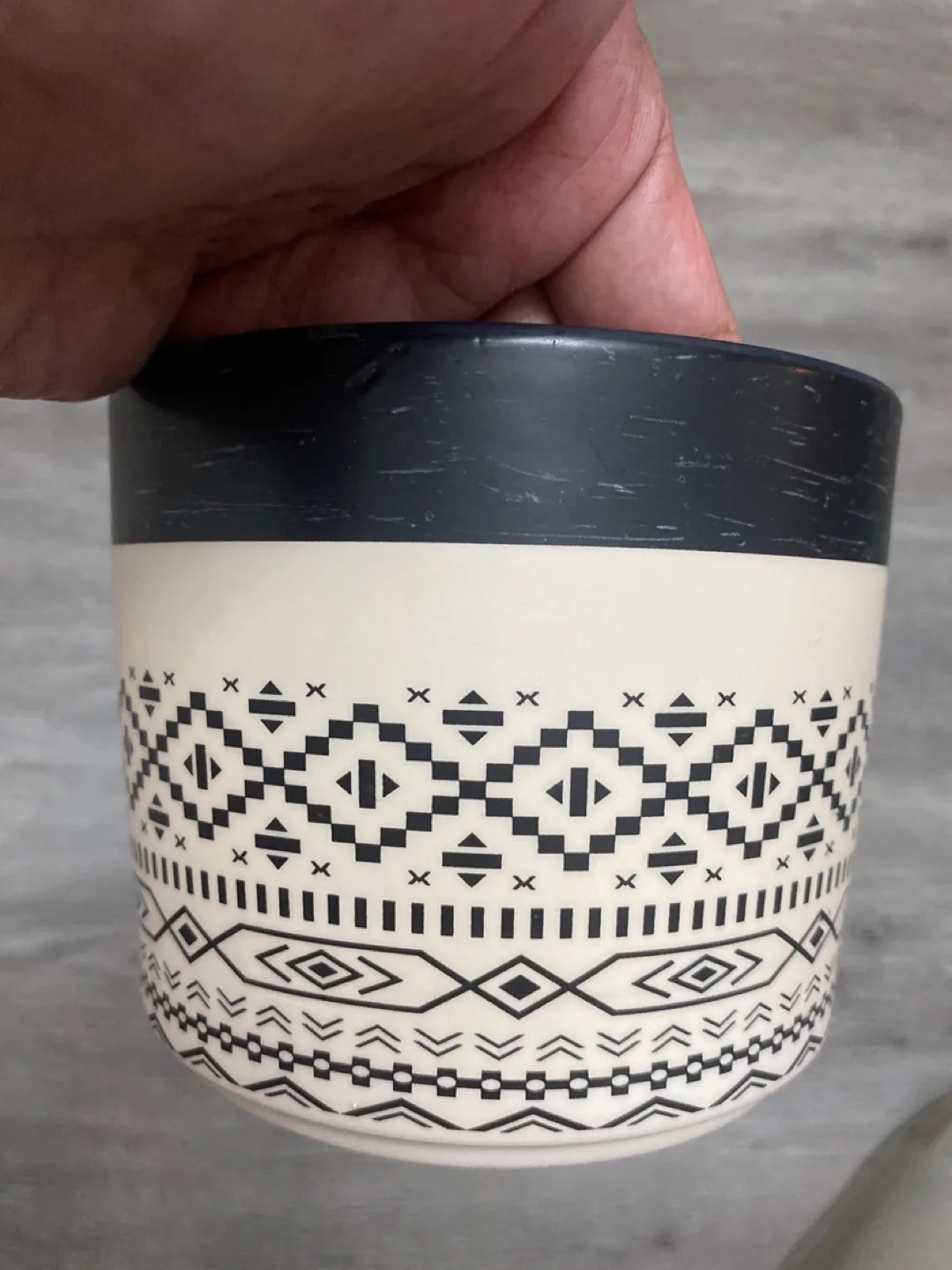 Patterned Ceramic Planter thumbnail