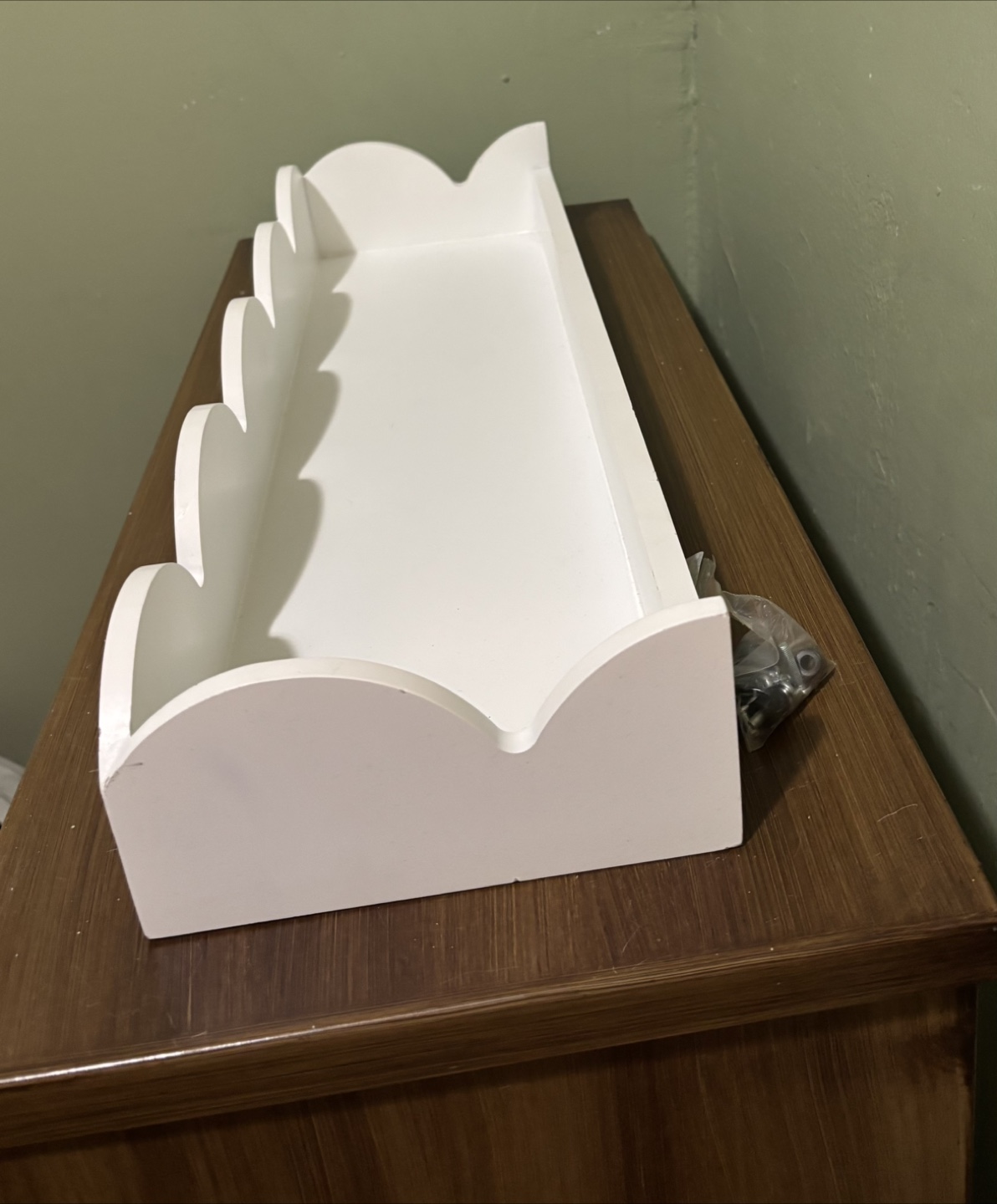White Wooden Shelf