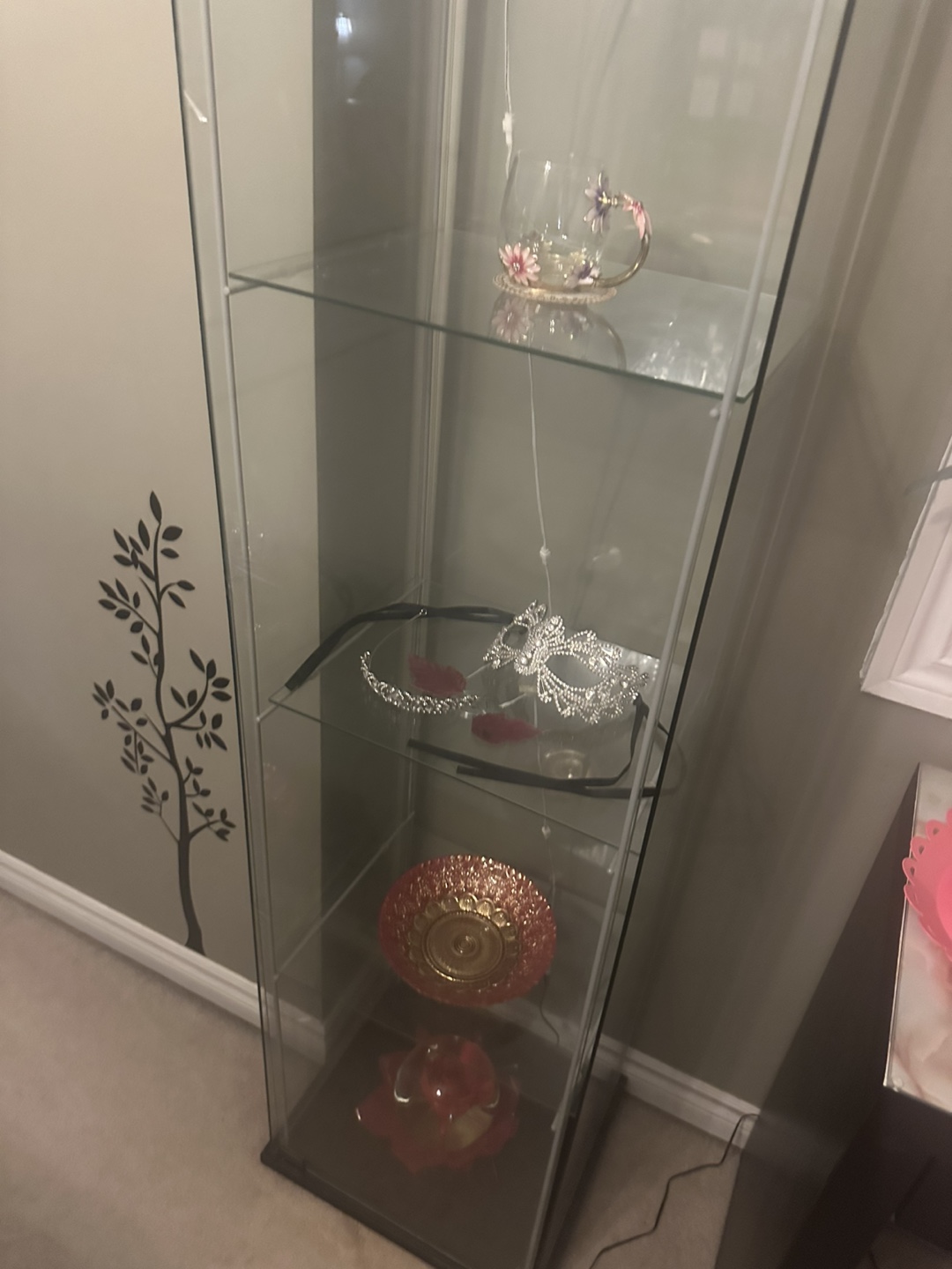 IKEA Detolf Glass Display Cabinet - photo 3