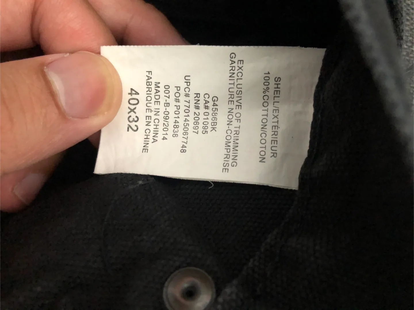 Dickies Carpenter Pants - Size 40x32 image indicator(4)