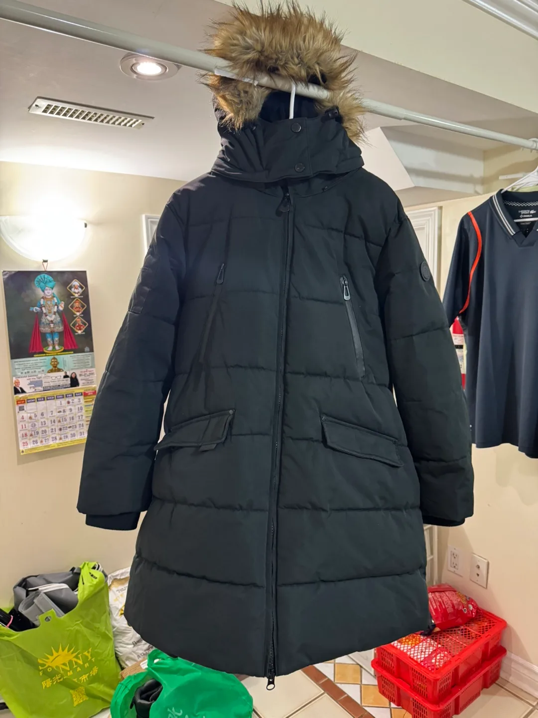 Noize Black Winter Parka - Size XL thumbnail