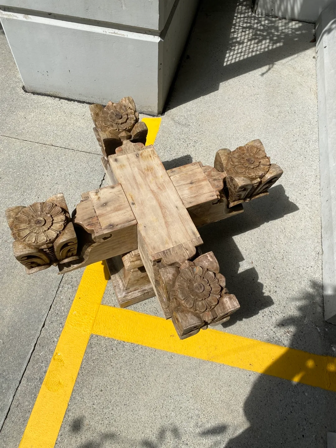 Unique Hand Crafted Wooden Table Base, from Indonesia image indicator(3)