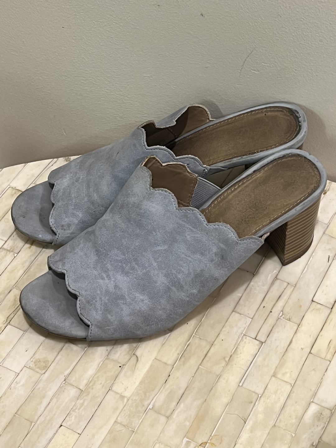 Banana Republic Denim Heeled Mules - photo 2