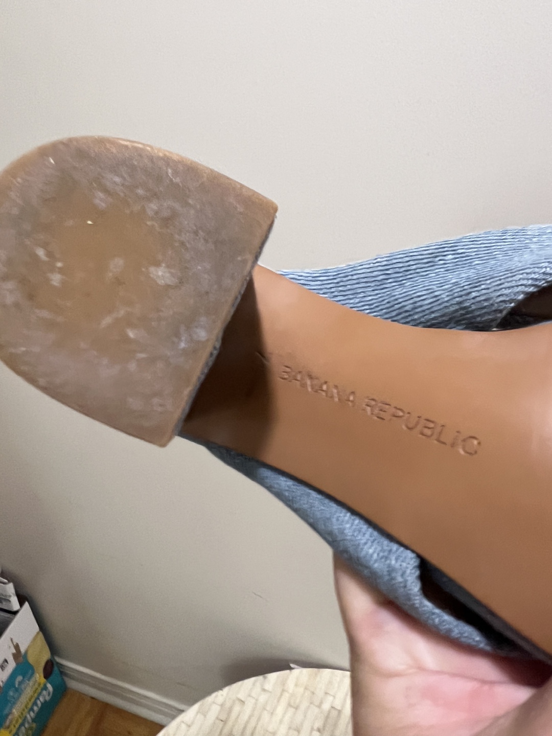 Banana Republic Denim Heeled Mules - photo 4