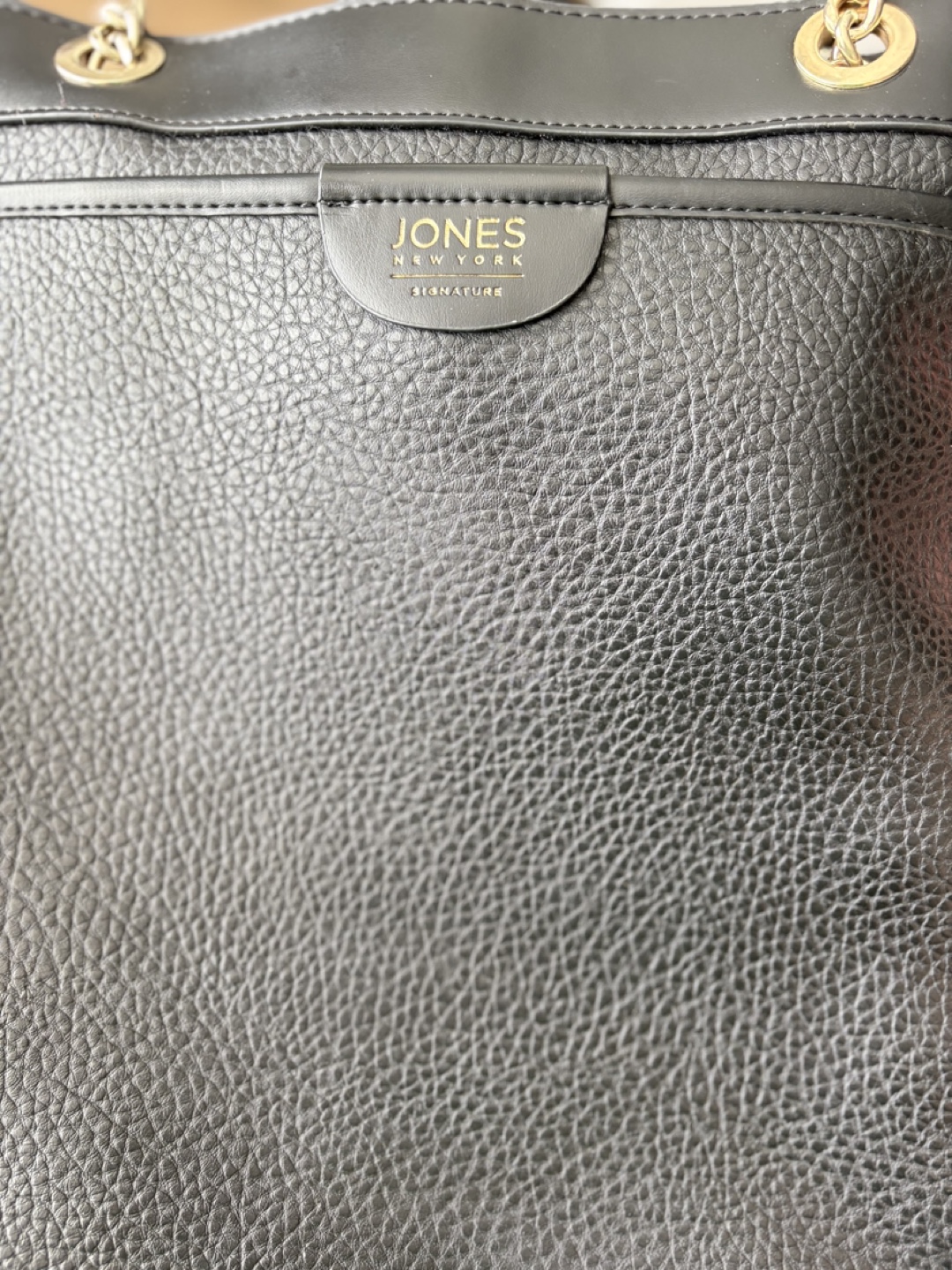 Jones New York Signature Leather Shoulder Bag - photo 3