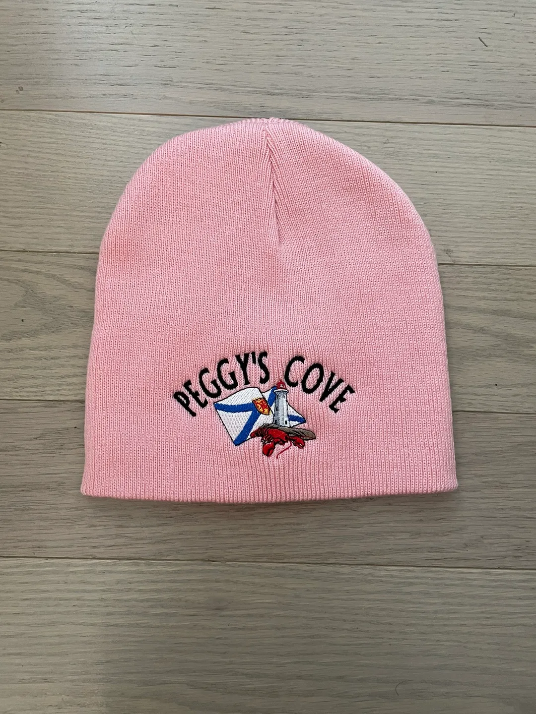 🇨🇦🍁peggys cove kids Pink Winter Hatl thumbnail
