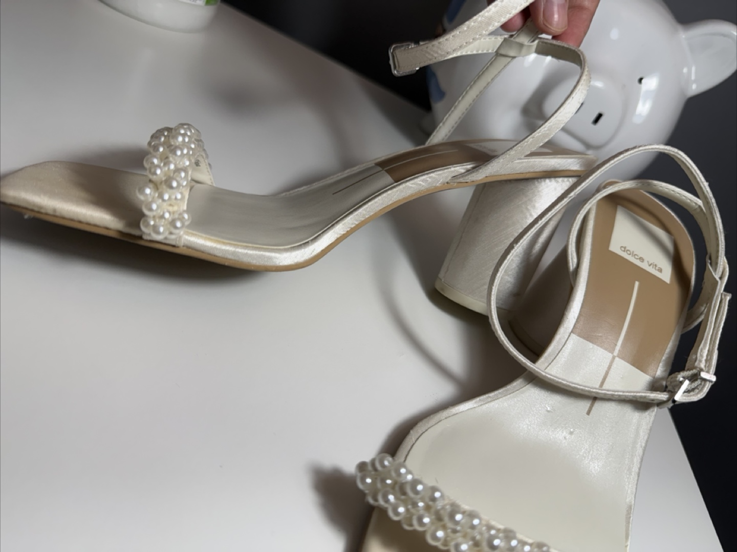 Dolce Vita Women's Cream Heels, Size 8 - photo 3