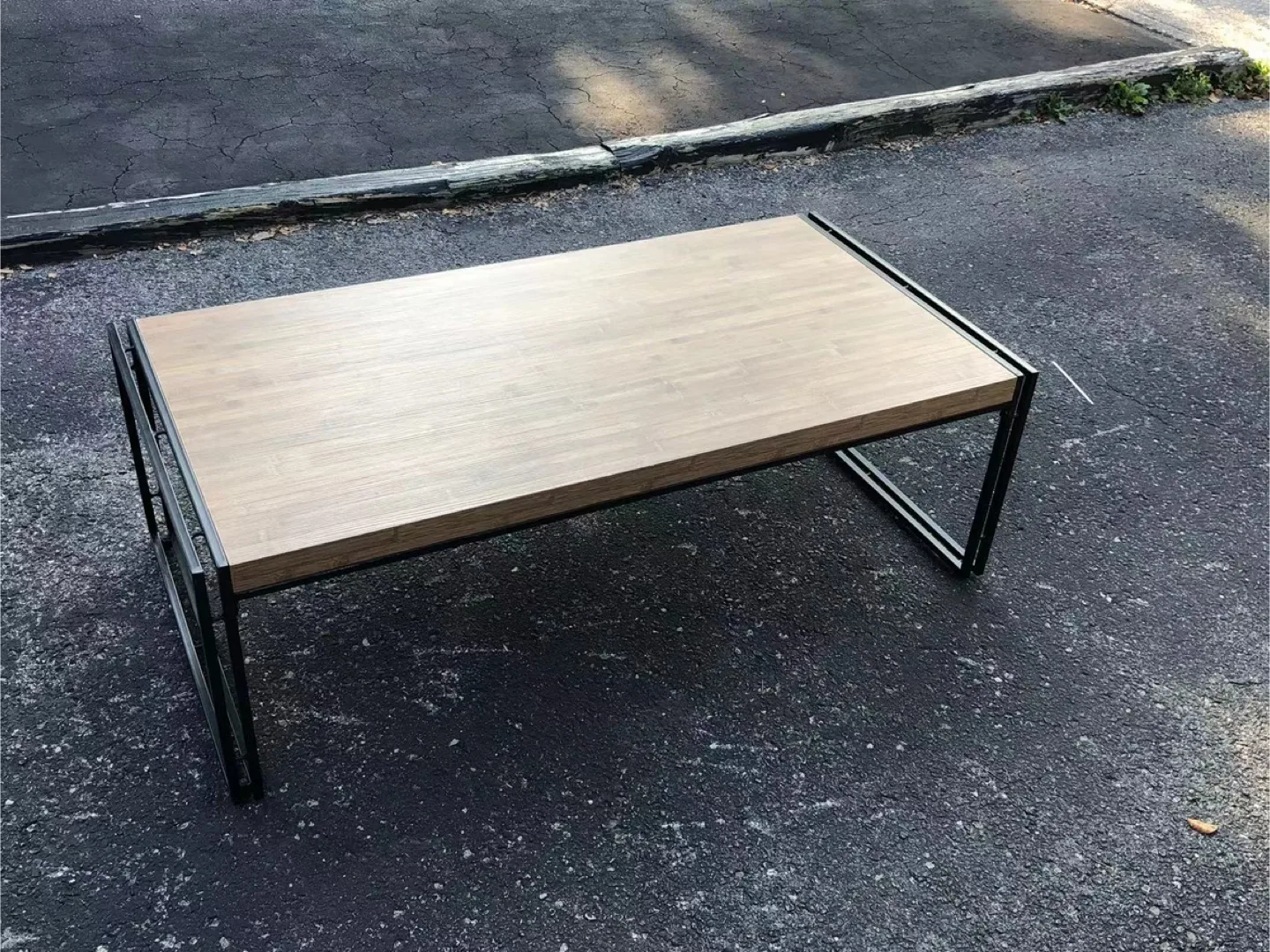 Coffee Table with Metal Frame thumbnail