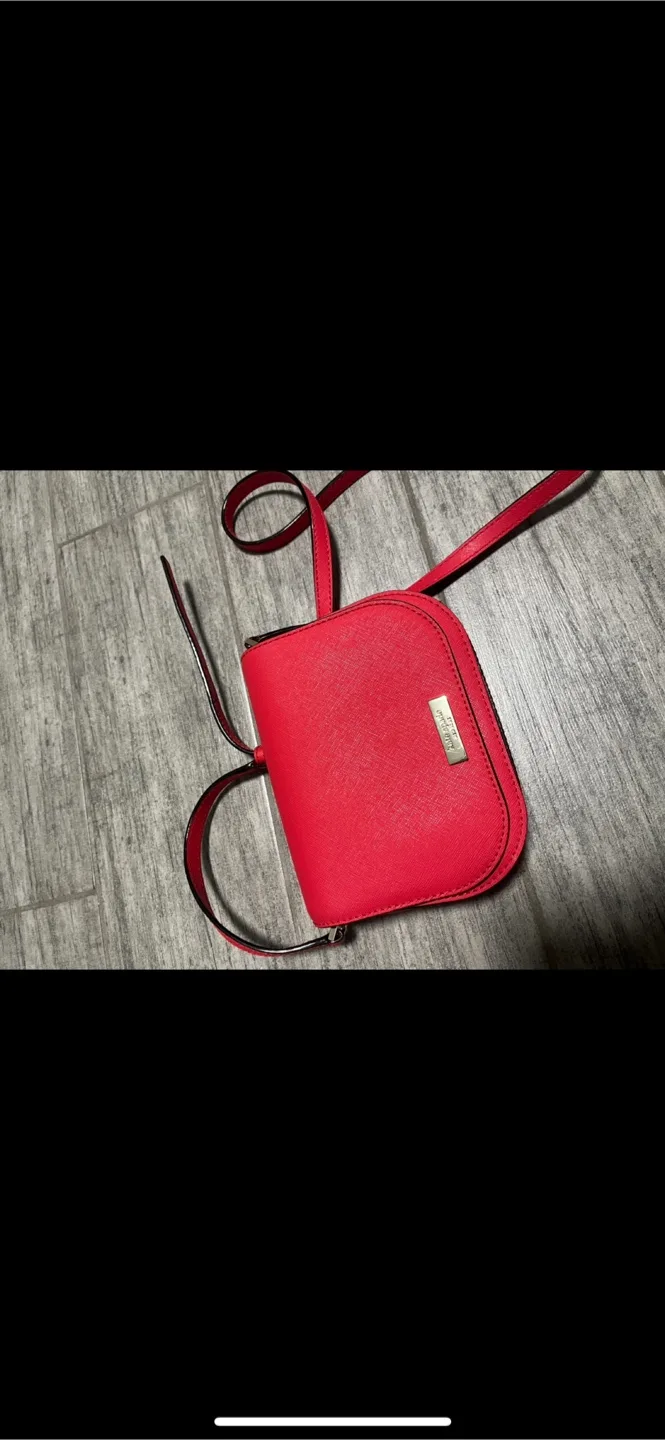 Kate Spade Red Crossbody Bag thumbnail