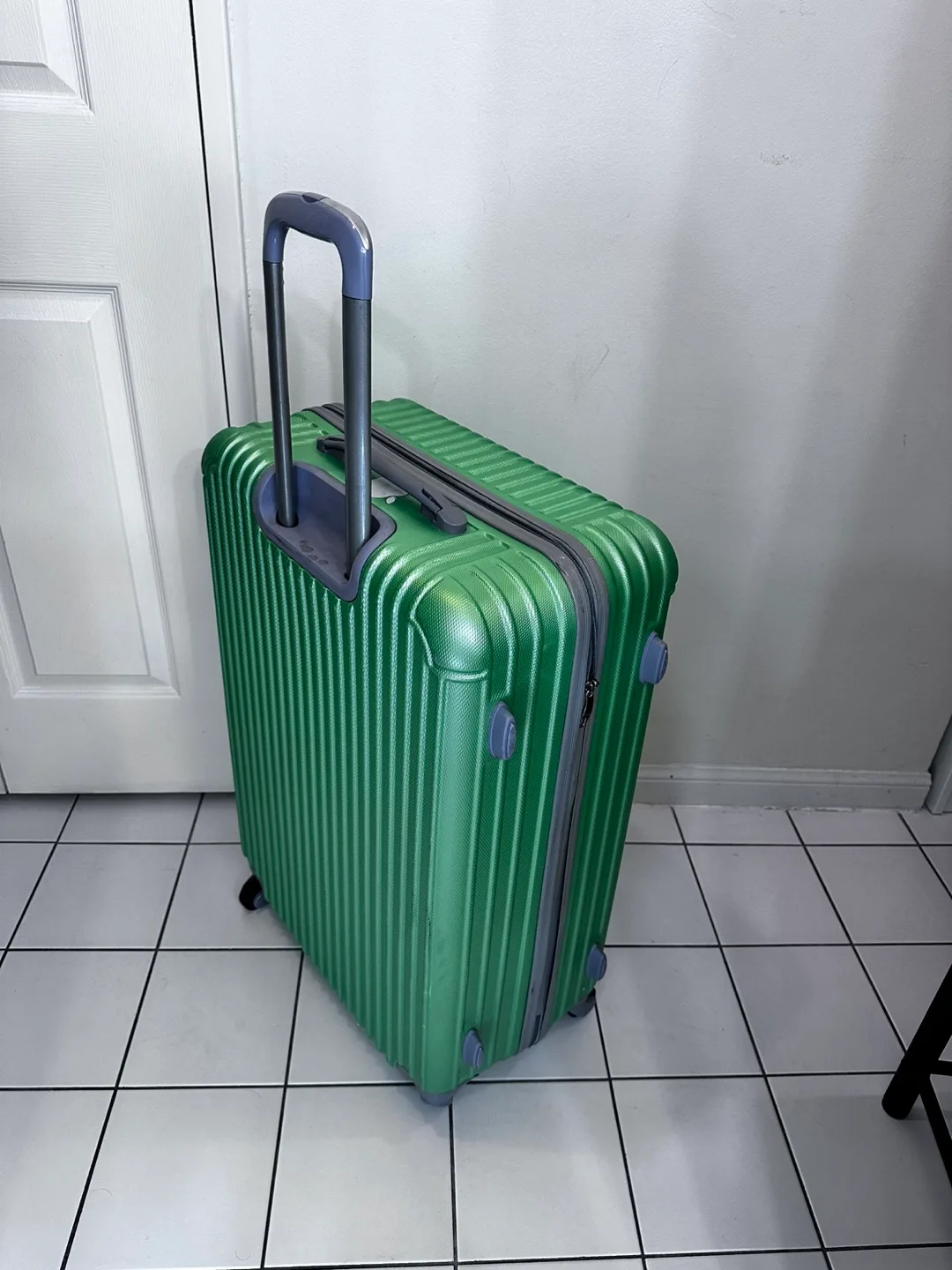 Green Hard Suitcase Large