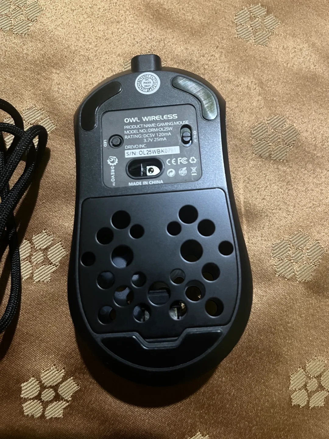 Drevo Owl Wireless Gaming Mouse image indicator(3)