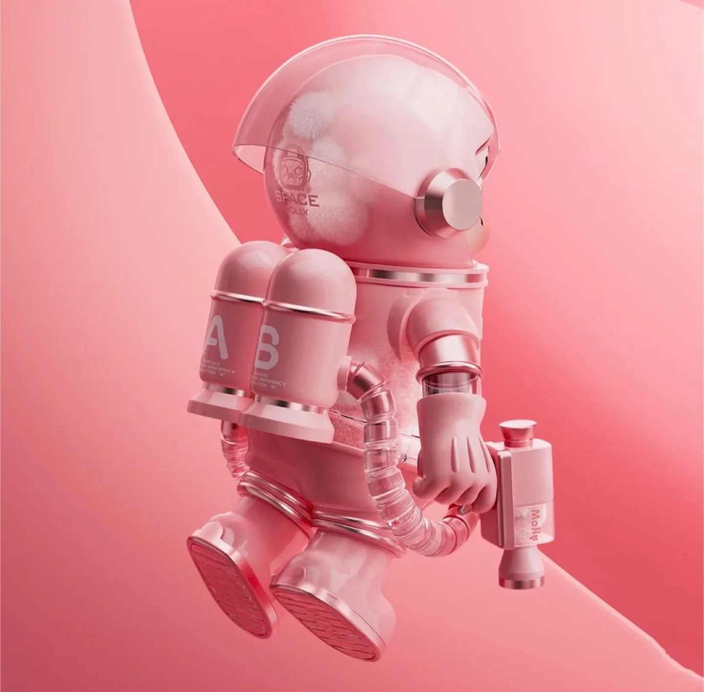 New Pop Mart Smitten Love Mega Space Molly 400% image indicator(8)