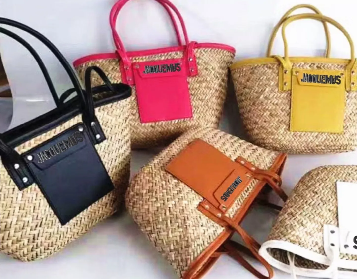 Jacquemus Raffia Basket Tote Bag image indicator(2)