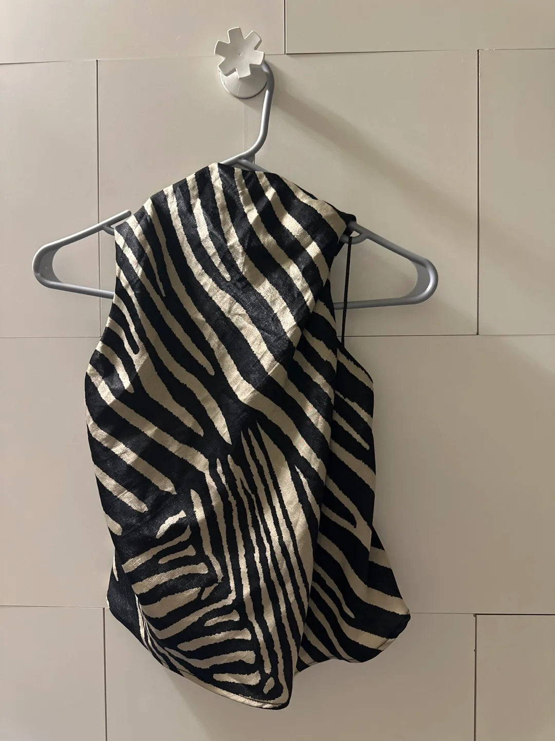 Zebra Print Sleeveless Top thumbnail