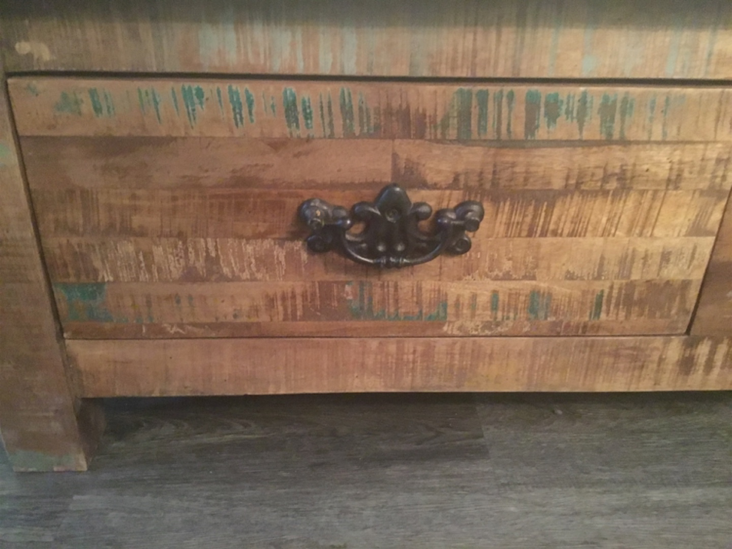 🇨🇦Rustic Wood Coffee Table with Drawers - photo 2