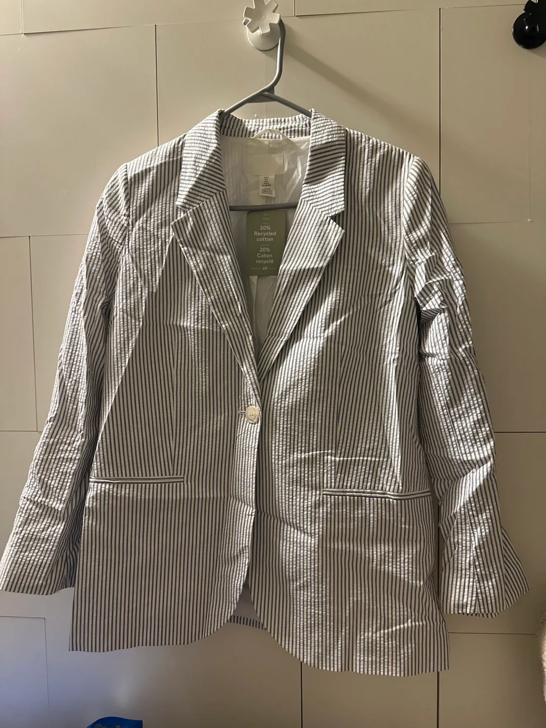 H&M Striped Blazer thumbnail