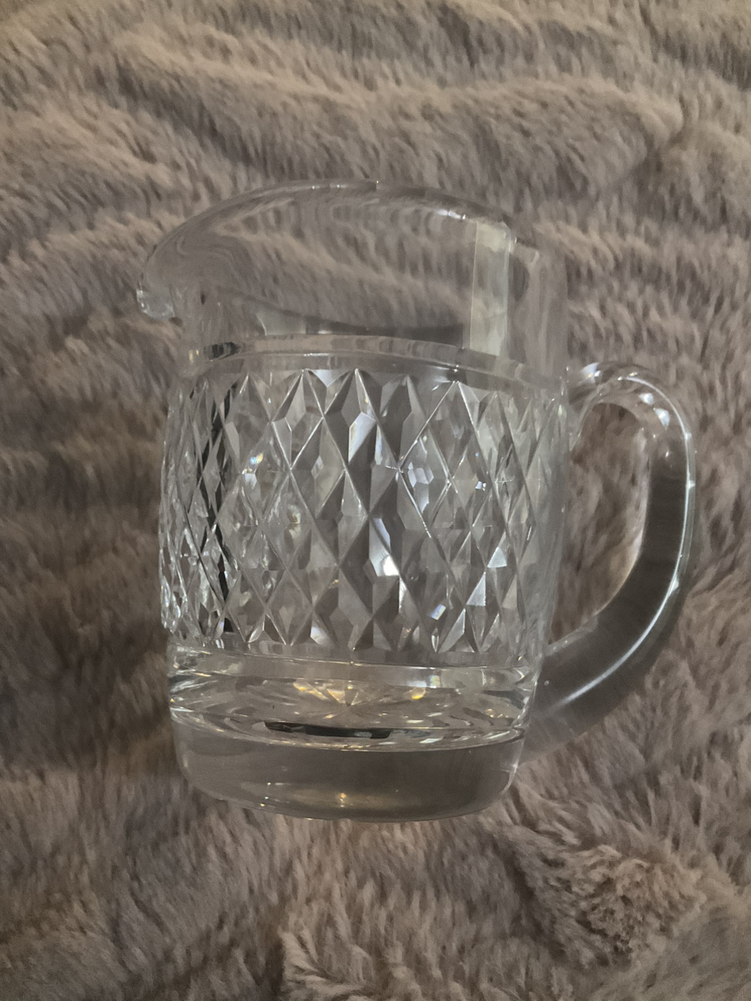 Crystal Glass creamer. - photo 2