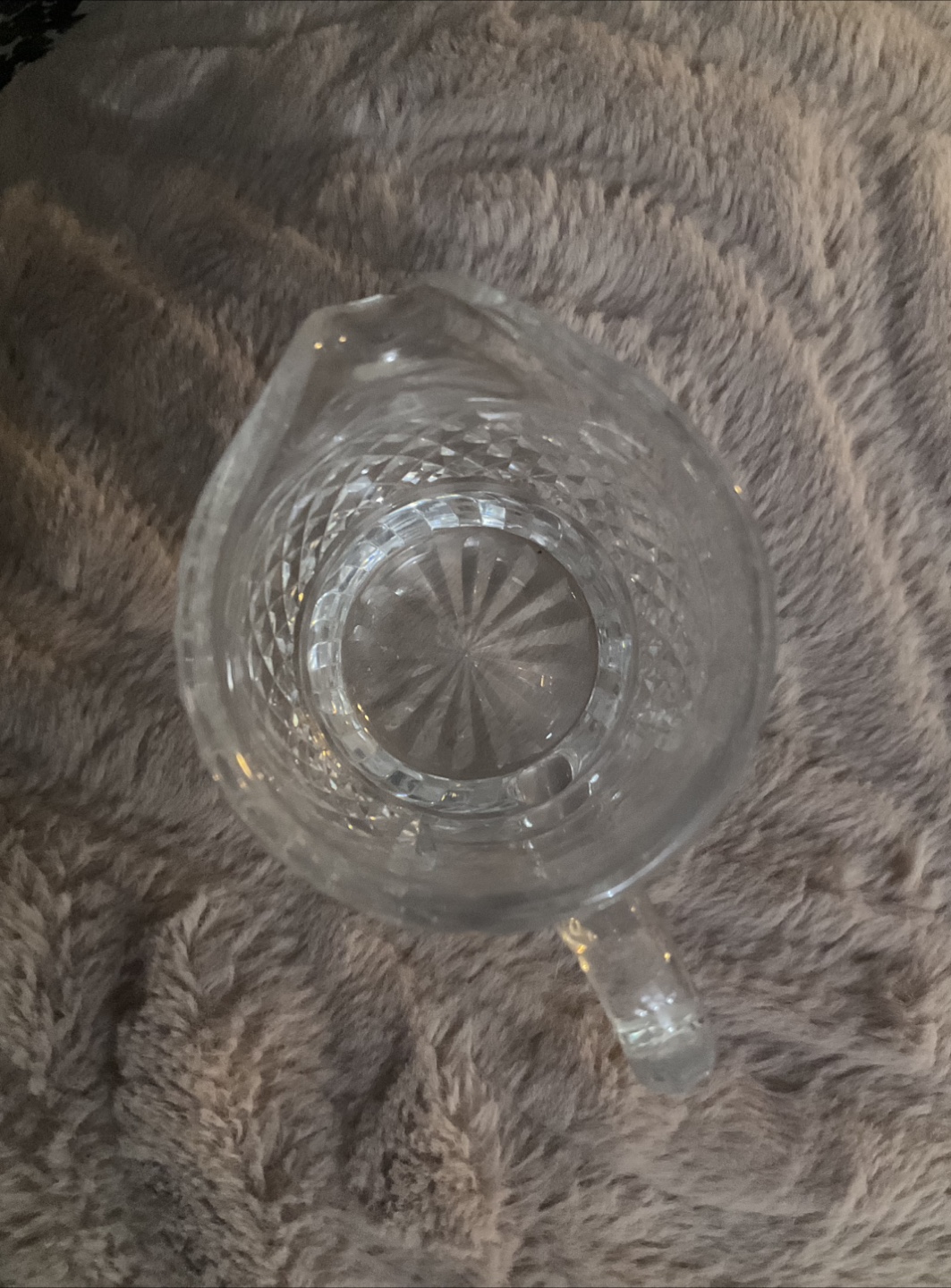 Crystal Glass creamer. - photo 3