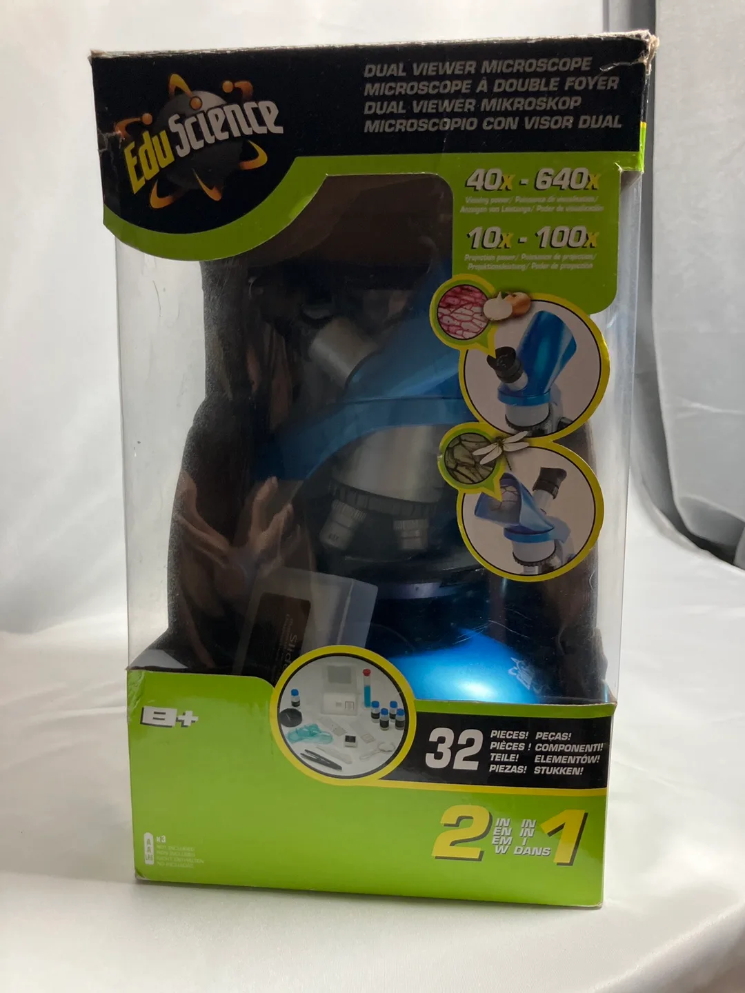 Edu Science Dual Viewer Microscope - New in Box! thumbnail