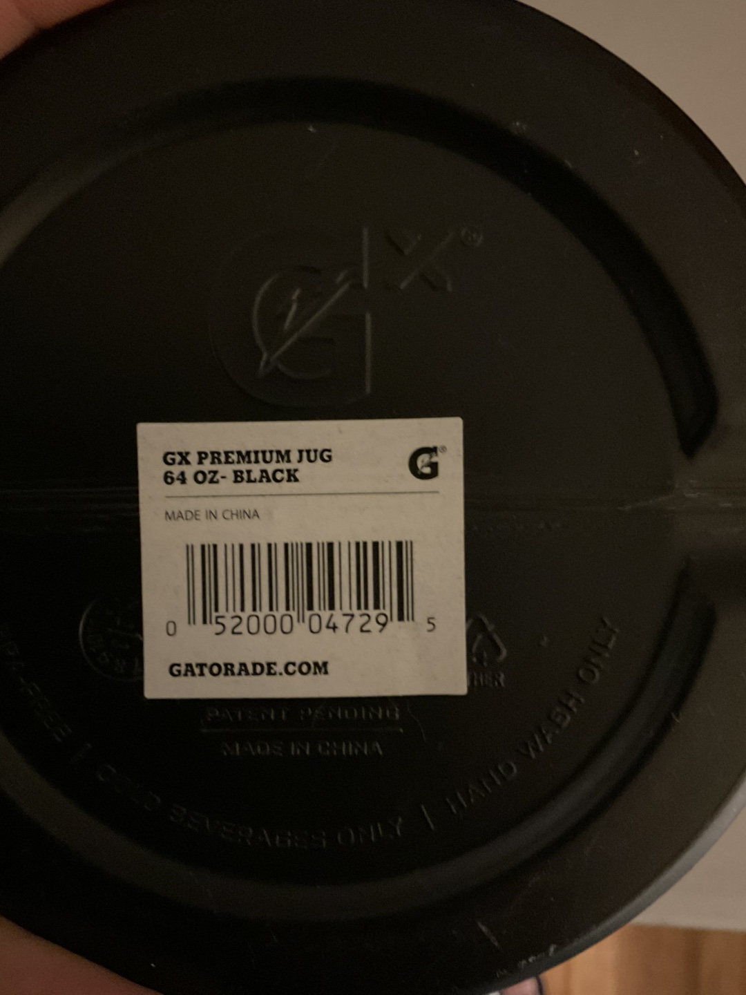Gatorade GX Premium Jug 64 oz Black - photo 5