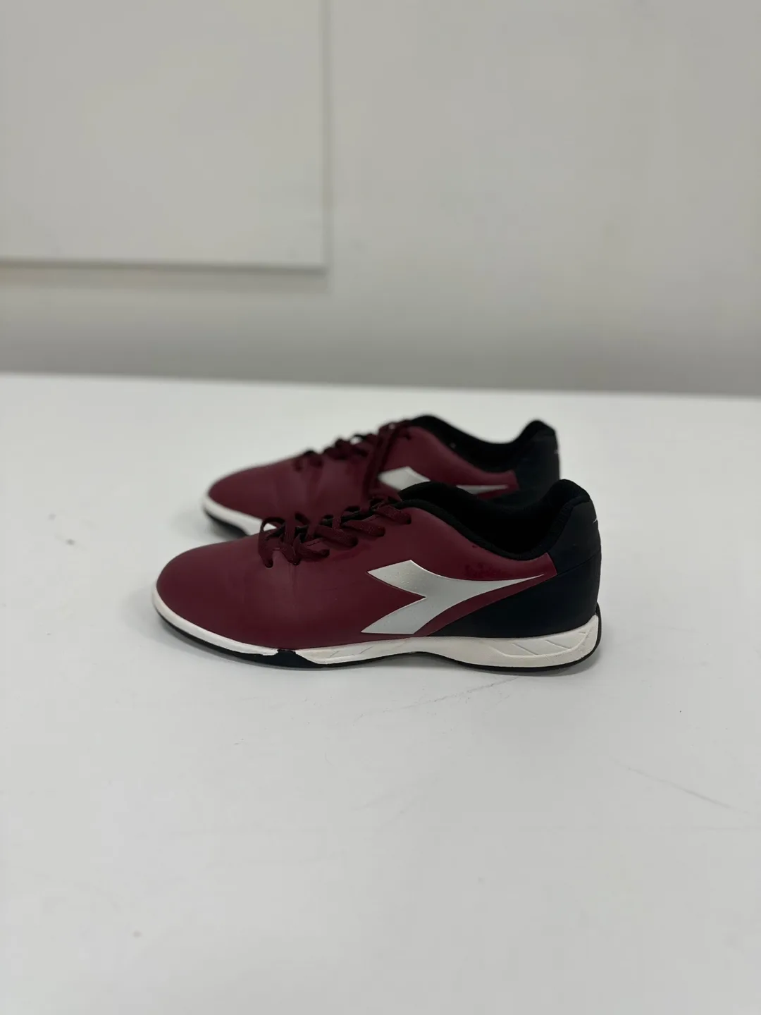 Brand new Diadora Maroon Indoor Soccer Shoes thumbnail
