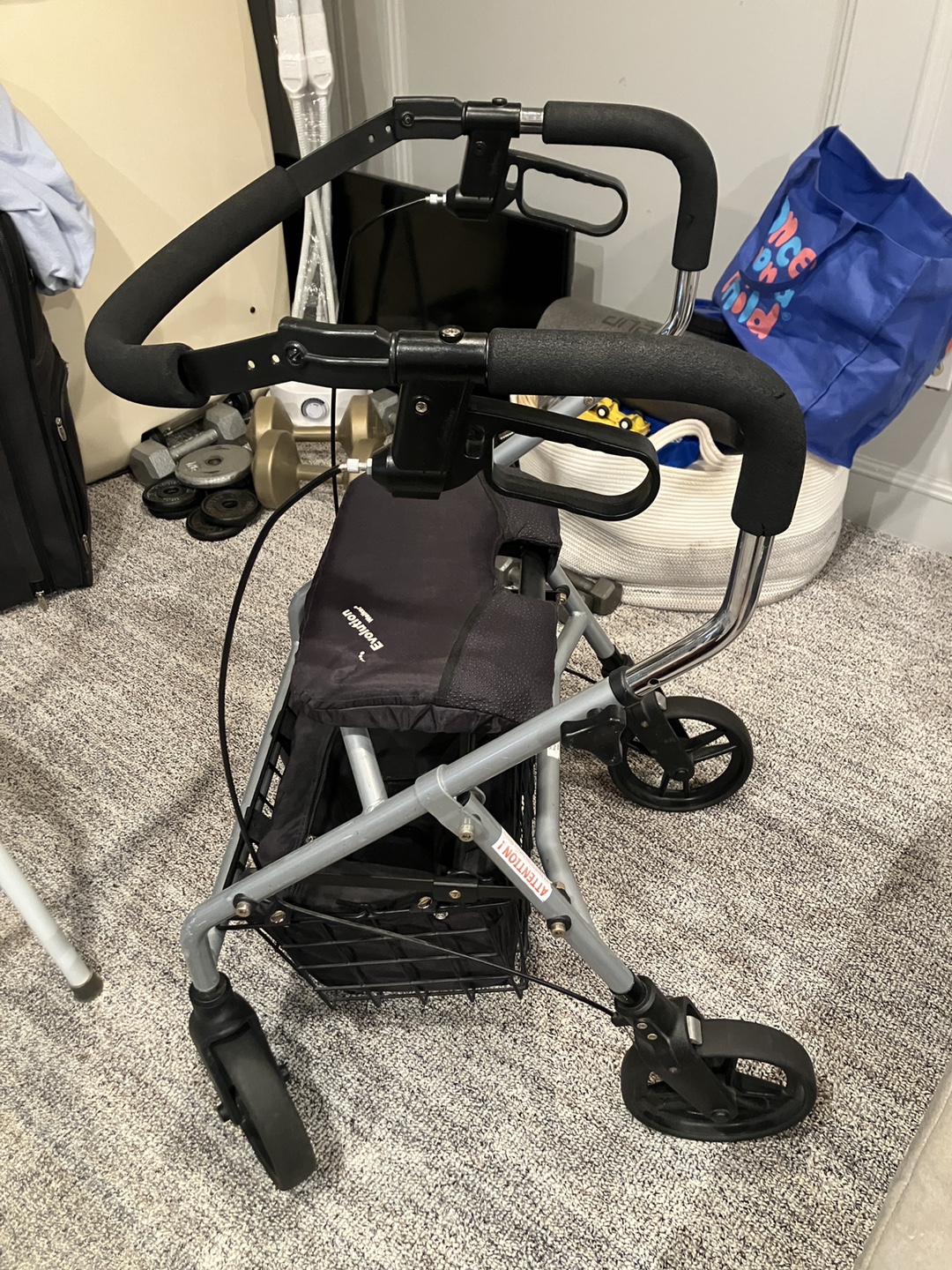 Evolution Walker with Seat & Basket