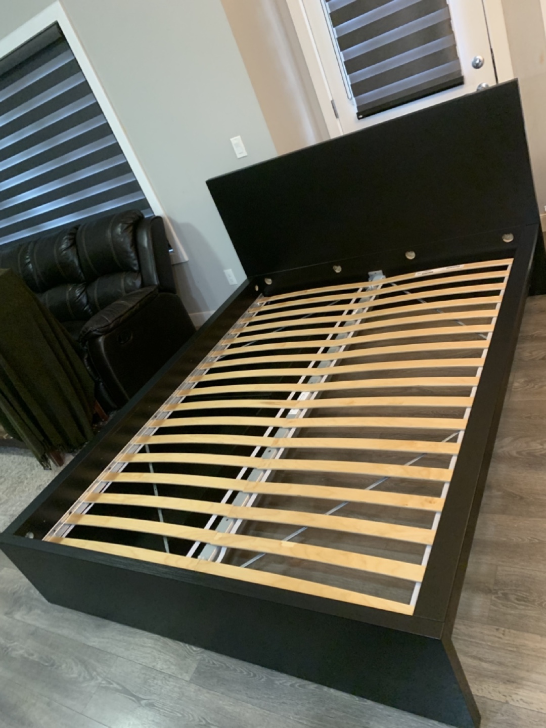 Queen Bed Frame with Storage Drawers - photo 3
