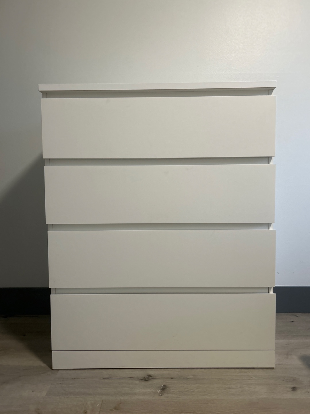 IKEA Malm White 4-Drawer Dresser