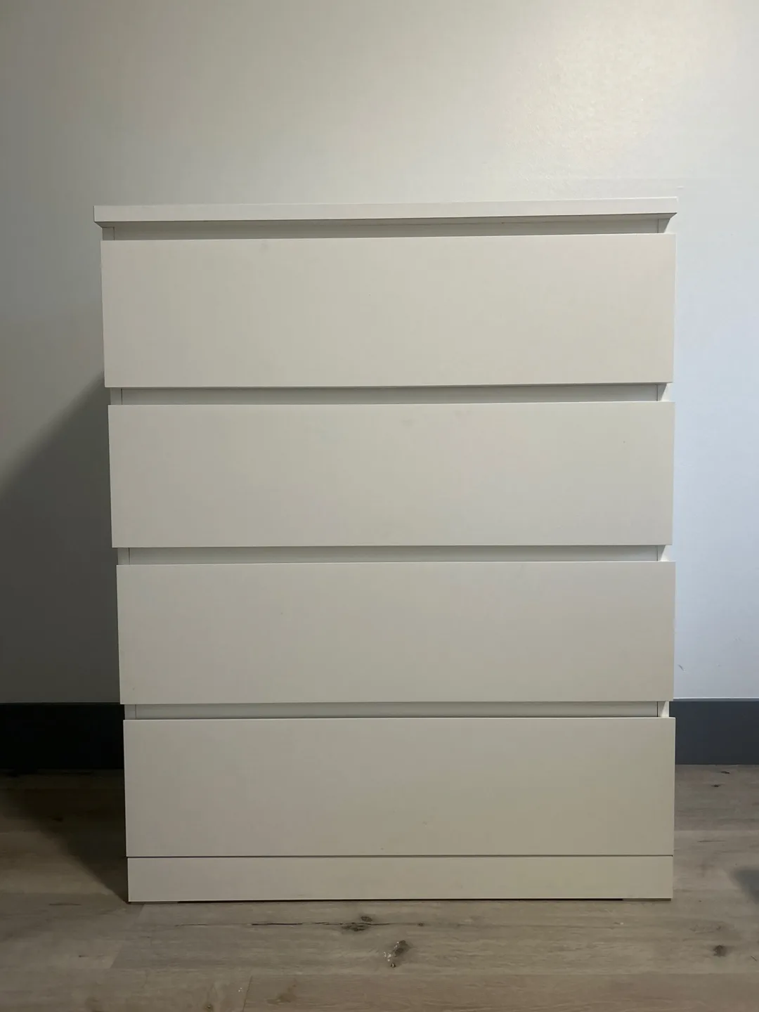 IKEA Malm White 4-Drawer Dresser thumbnail