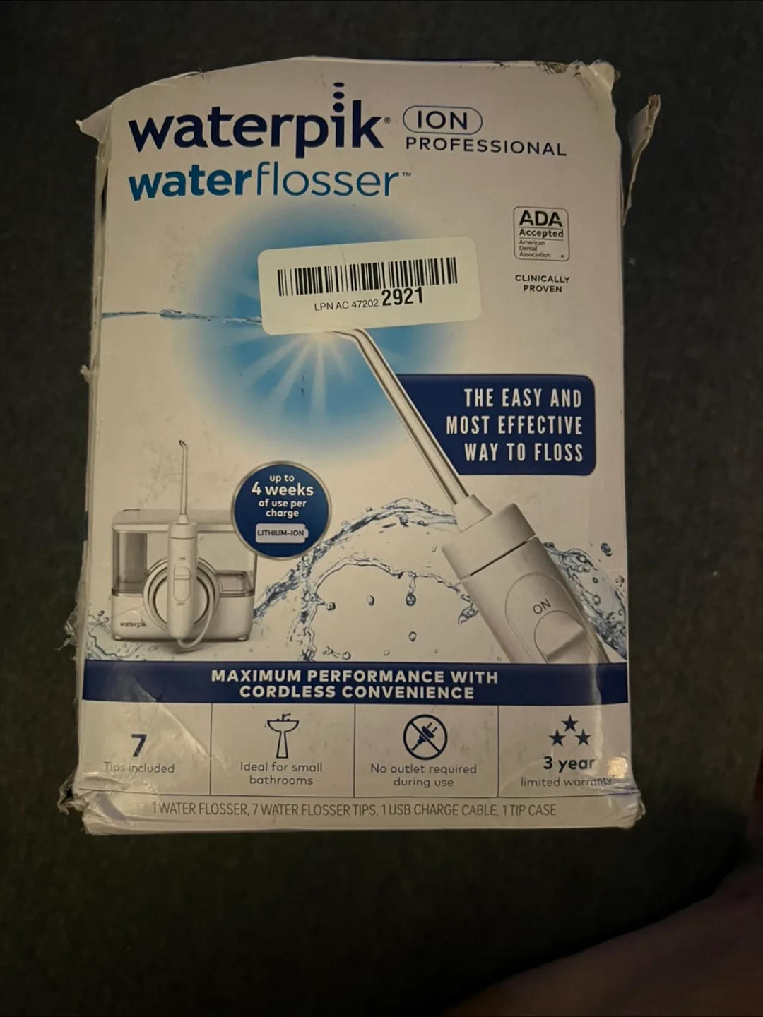 New Waterpik ION Professional Water Flosser WF-11 thumbnail