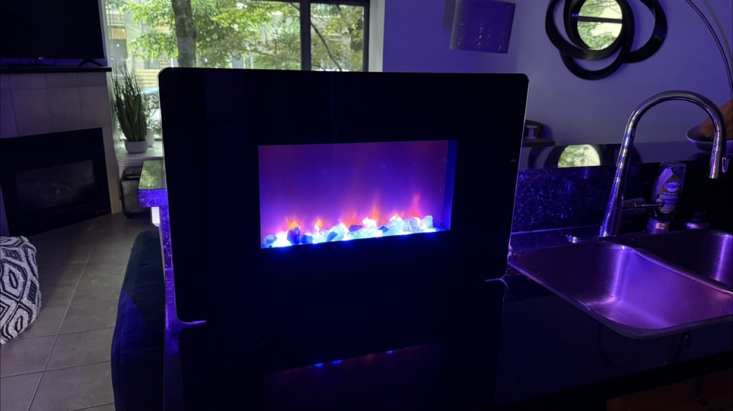 Electric Fireplace with Remote