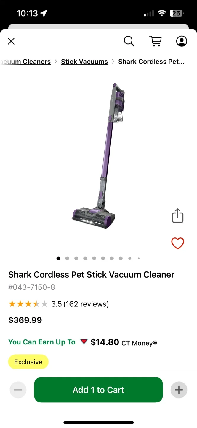 Shark Cordless Pet Stick Vacuum Cleaner image indicator(4)
