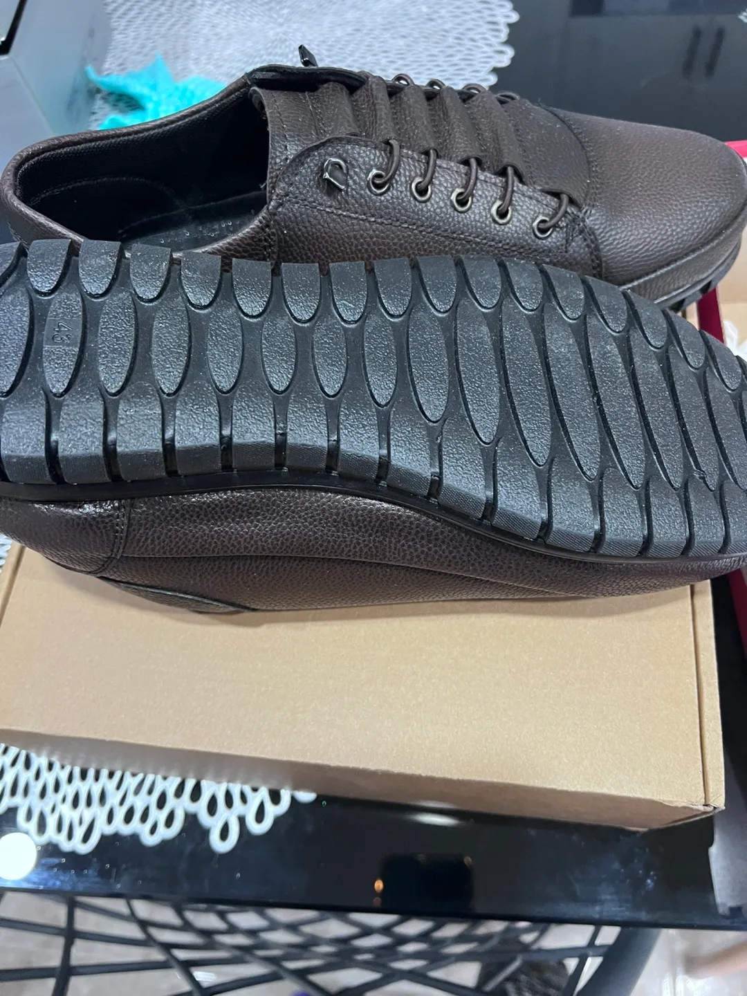 Sümer M. Brown Leather Shoes sell for back to school now $25 image indicator(4)